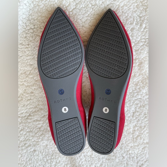 Rothy’s Chili Red Point, size 8 - Picture 4 of 4